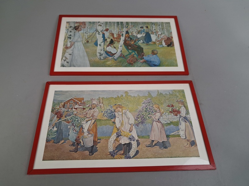 2 Tryck. Carl Larsson motiv.