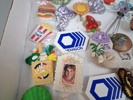 Diverse kylskåpsmagneter.
