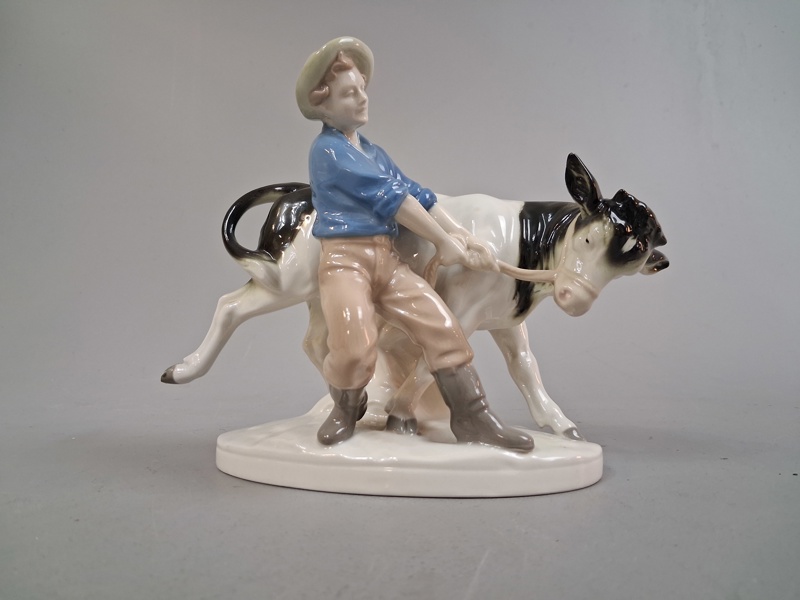 Figurin. GDR, Porslin, Tyskland.