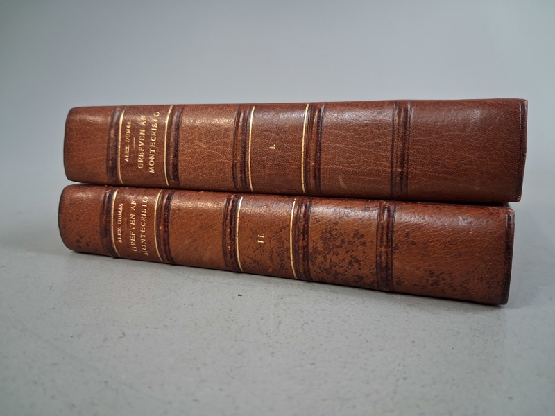 ALEXANDER DUMAS. Grefven Af Montecristo, Band 1 & 2, 1921.