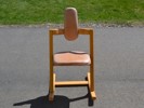 PETER OPSVIK. Ergonomisk gungstol, Stokke, Norge, skinnklädsel.