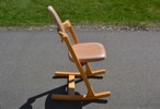 PETER OPSVIK. Ergonomisk gungstol, Stokke, Norge, skinnklädsel.
