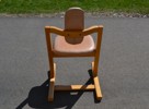 PETER OPSVIK. Ergonomisk gungstol, Stokke, Norge, skinnklädsel.