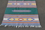 Vävd matta.