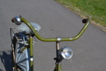 Äldre damcykel. Crescent, renoveringsobjekt, ommålad.