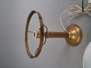 Bordslampa. Mässing & glas.