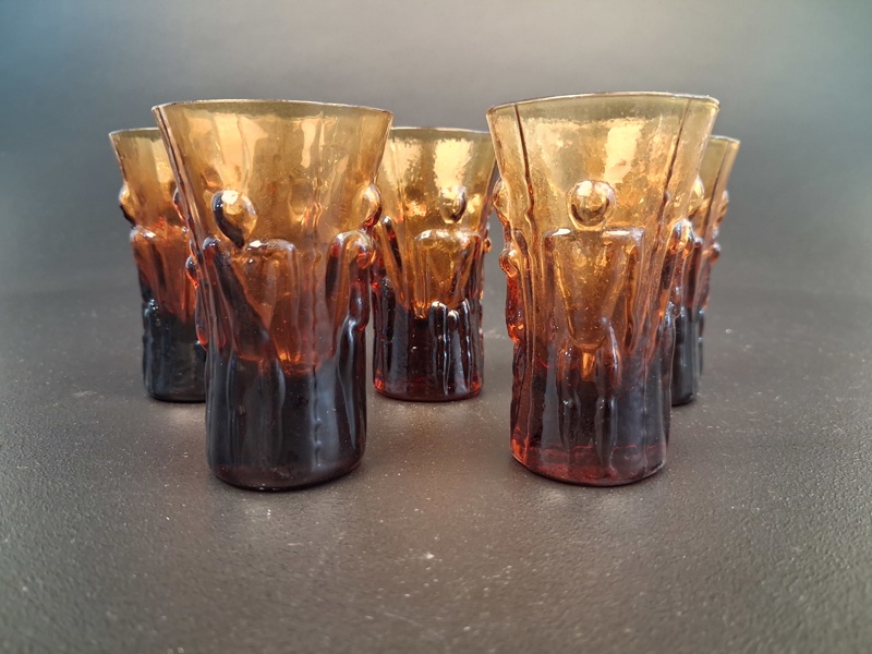 ERIK HÖGLUND. 5 Snapsglas. 