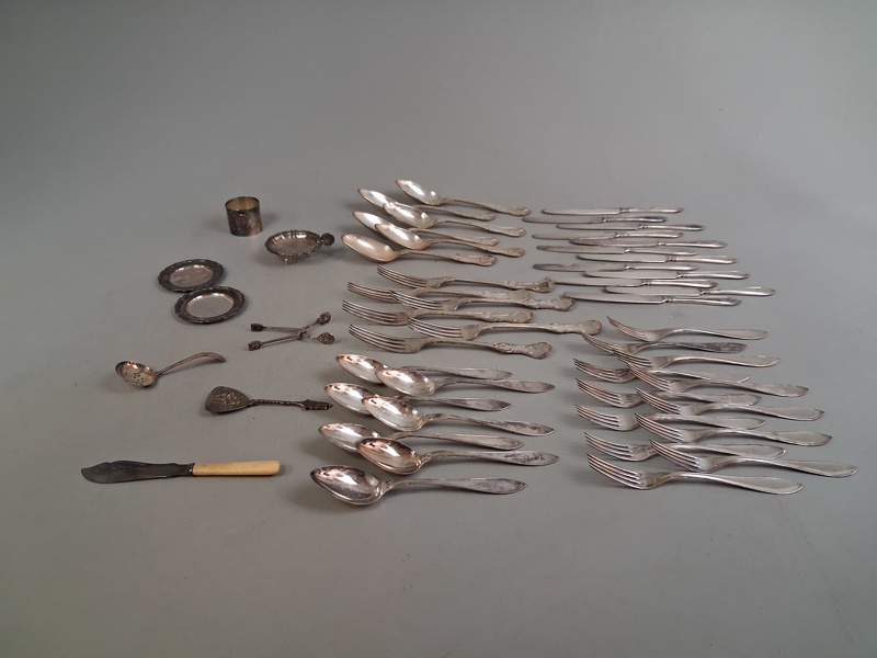 Diverse bestick. Bl.a Nysilver m.m.
