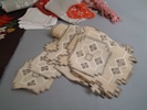 Diverse textil, bonader, dukar.