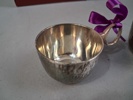 8 Underlägg/coasters, Scandia guld & 4 punchbägare, Scandia silver.