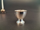 Silverskål. 52,3gram, samt 4 delar nysilver.