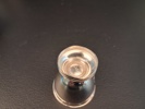 Silverskål. 52,3gram, samt 4 delar nysilver.