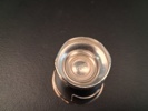 Silverskål. 52,3gram, samt 4 delar nysilver.