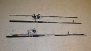 2 Fiskespön med rullar RB 4000 & Exide