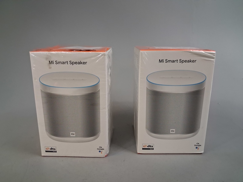 Xiaomi Mi smart speaker. 2 st, WIFI Högtalare med Google röstassistent. Oanvända.