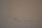 LIS ZWICK. Litografi, "Brev till en konsument", signerad, daterad 1978 & numrerad 163/350.