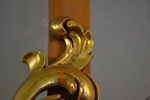 Spegel. Rokokostil, fasettslipat glas, 1900-talet.
