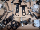 Diverse cykel delar.