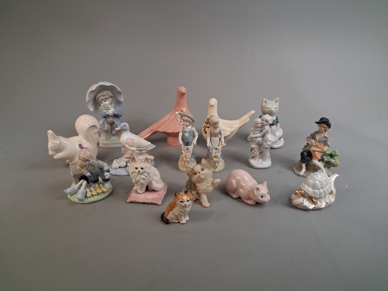 Diverse figuriner. Bl.a Rosa Ljung m.m.