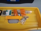 Verktygslåda. ToolBox med innehåll.