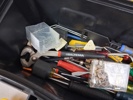 Verktygslåda. ToolBox med innehåll.