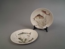JOHNSON BROS. 2 Tallrikar, "Fish", No 3 & 5.