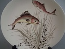 JOHNSON BROS. 2 Tallrikar, "Fish", No 3 & 5.