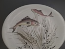 JOHNSON BROS. 2 Tallrikar, "Fish", No 3 & 5.