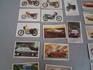 Samlarbilder. Bilar & Motorcyklar, mestadels bilar. Fabrikat Dandy, printed in Denmark.