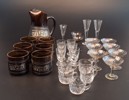 Diverse glas. Bl.a Sangria kanna & glas.