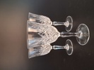 Diverse glas. Bl.a Cristal d`Arques Frankrike & Dessert skålar med slipad dekor.