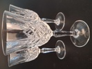 Diverse glas. Bl.a Cristal d`Arques Frankrike & Dessert skålar med slipad dekor.