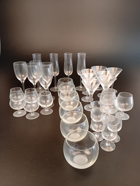 Diverse glas.