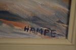 HANS "HAMPE" SVANBERG (1883-1961). Olja på duk, signerad HAMPE.