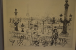 BERTIL BULL HEDLUND (1893-1950). Reproduktion, "Place de la Concorde".