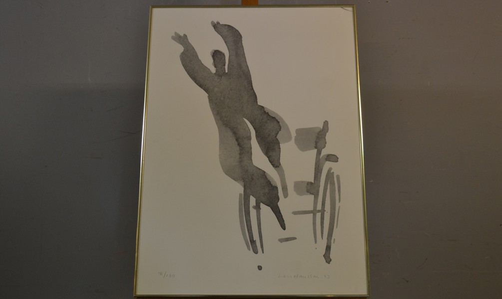 LARS HANSSON. Litografi, signerad, daterad -93 & numrerad 41/100.