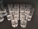 WALTER HICKMAN. Glas, "Pippi", 39 delar, mestadels graverade med Rya GK.