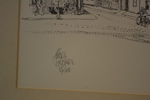 CLAES FOLCKER. Litografi, "Laholm", signerad & numrerad 55/100.