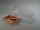 2 Ungsformar. PYREX, m.m.