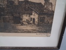ERNST HÄLLGREN. 2 Etsningar, signerade.