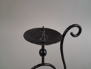 GUNNAR ANDER. Ljusstake, katt, smide, Ystad metall.