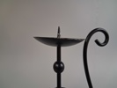 GUNNAR ANDER. Ljusstake, katt, smide, Ystad metall.