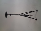 GUNNAR ANDER. Ljusstake, katt, smide, Ystad metall.