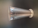 Pokal/vas, Silver, stämplad: CG Hallberg, 700 gram, graverad.
