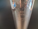 Pokal/vas, Silver, stämplad: CG Hallberg, 700 gram, graverad.