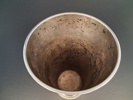 Pokal/vas, Silver, stämplad: CG Hallberg, 700 gram, graverad.