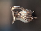 Kaffeservis. silver, 3 delar, 1550 gram, Rokokostil.