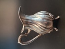 Kaffeservis. silver, 3 delar, 1550 gram, Rokokostil.