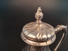 Kaffeservis. silver, 3 delar, 1550 gram, Rokokostil.