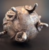 Kaffeservis. silver, 3 delar, 1550 gram, Rokokostil.
